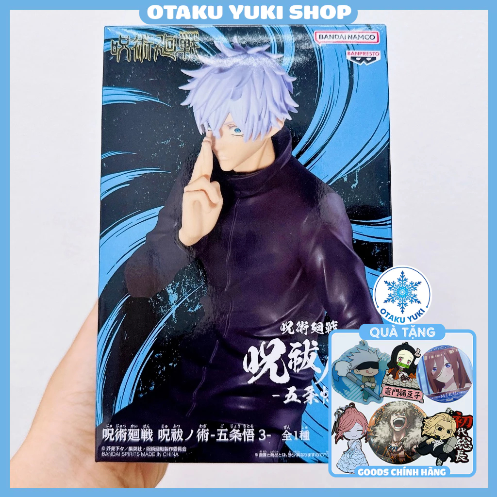 Mô Hình Gojo Satoru - Jujutsu Kaisen - Jufutsunowaza Satoru Gojo 3 Figure