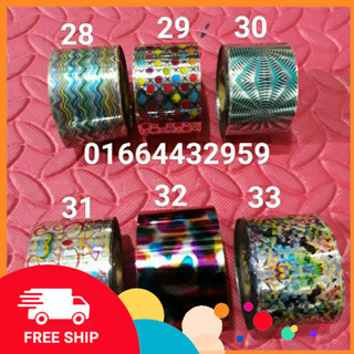 Phoi màu dán hình trang trí móng nail