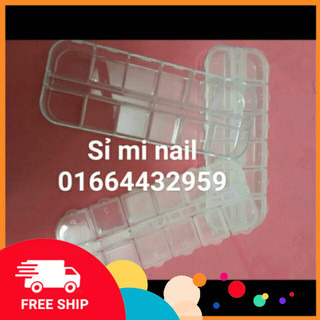 Khay nhựa đựng đá phụ kiện trang trí 12 ô nhựa dẻo bền.