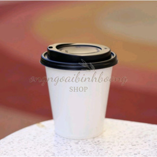 10 cốc giấy trắng cao cấp dùng 1 lần 270ml - 360ml