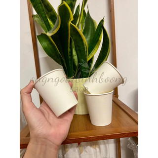 50 CỐC GIẤY TRẮNG 180ml DÙNG 1 LẦN