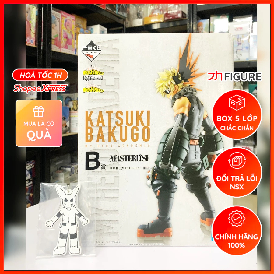 Mô Hình Chính Hãng Anime My Hero Academia, Học Viện Anh Hùng, Bakugo Katsuki, Ichiban Kuji B Prize, BANDAI