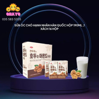Sữa hạt óc chó hanmi hàn quốc 190ml,ohayo