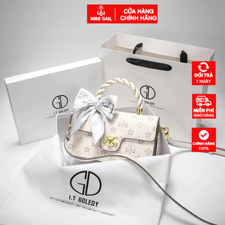  Túi xách da xoắn phổ biến đeo chéo ,túi xách công sở nữ cao cấp phong cách mới thương hiệu MISS GAIL MG6168 