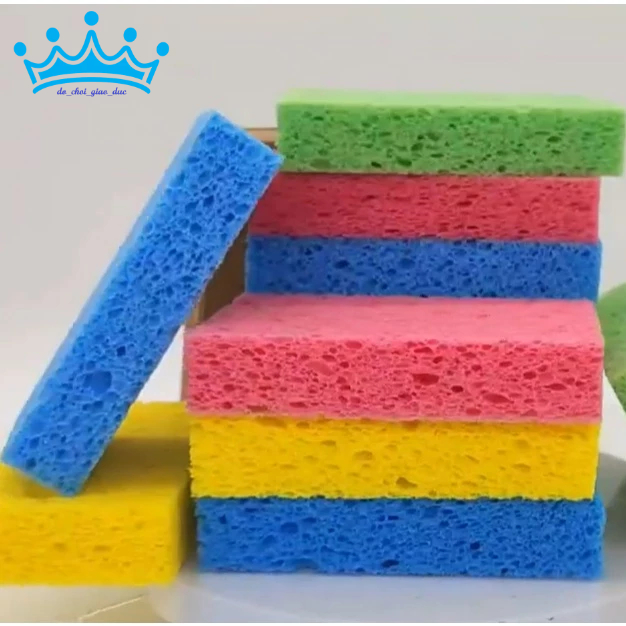 Bọt biển Cellulose Sponges dùng trong góc thực hành cuộc sống