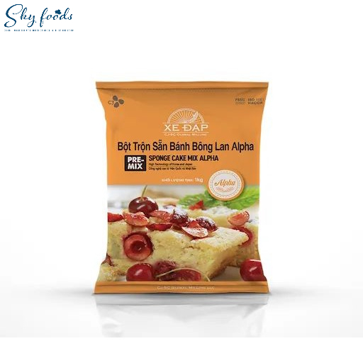Bột Trộn Sẵn Bánh Bông Lan Alpha