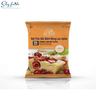Bột trộn sẵn bánh bông lan alpha gói 1 kg