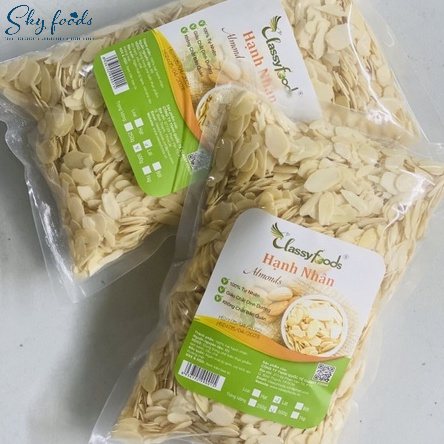 Hạnh Nhân Lát, Cơm Dừa Mịn Sấy Classy Foods 1kg