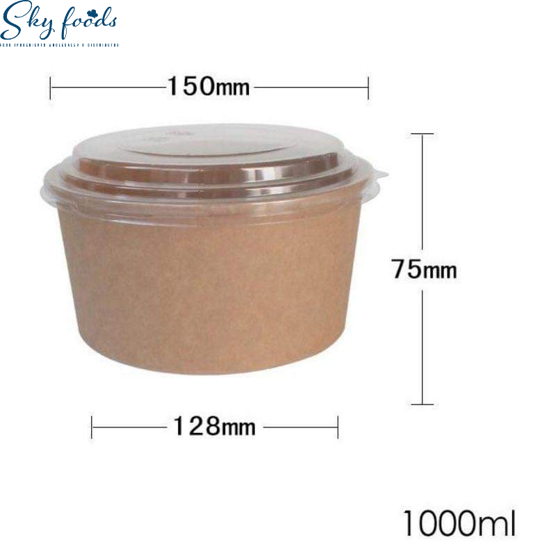 Set 100 Tô kraft 750 ml và 1000 ml