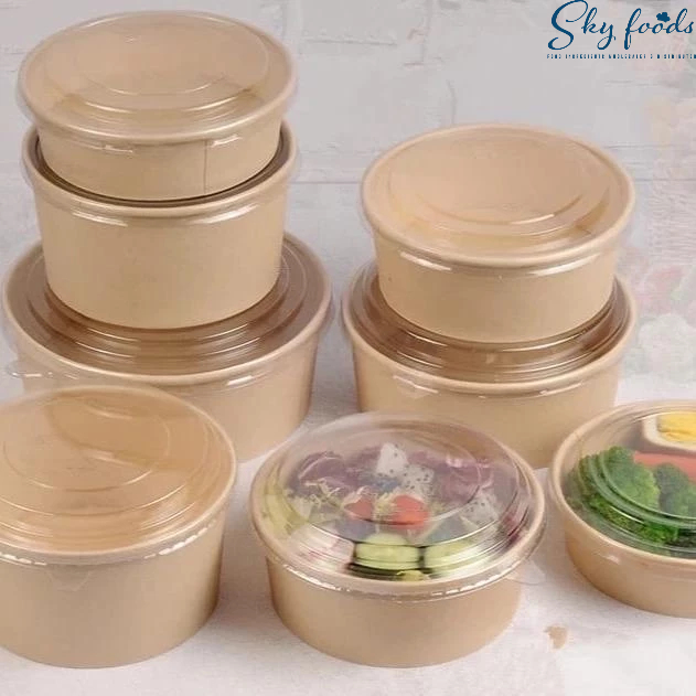 Set 100 Tô kraft 750 ml và 1000 ml