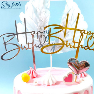 Trang Trí Sinh Nhật - Combo 10 chiếc Meka Happy Birthday