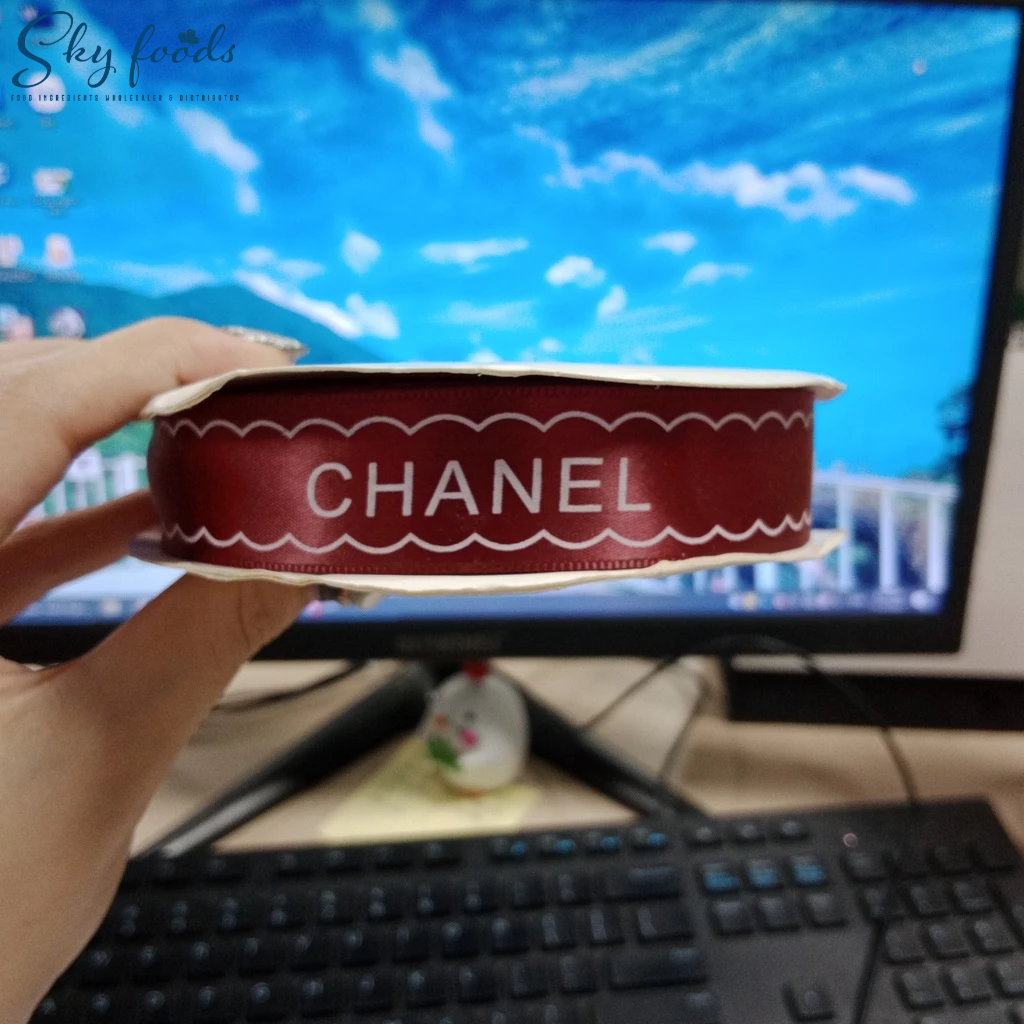 Ruy băng lụa chữ 2.5cm dài 45m Hàng đẹp