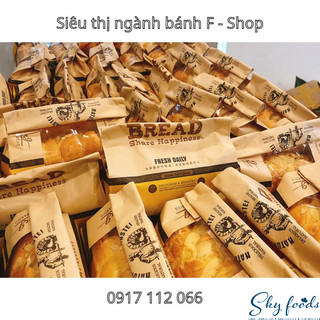 Set 50 túi đựng bánh mỳ hoa cúc