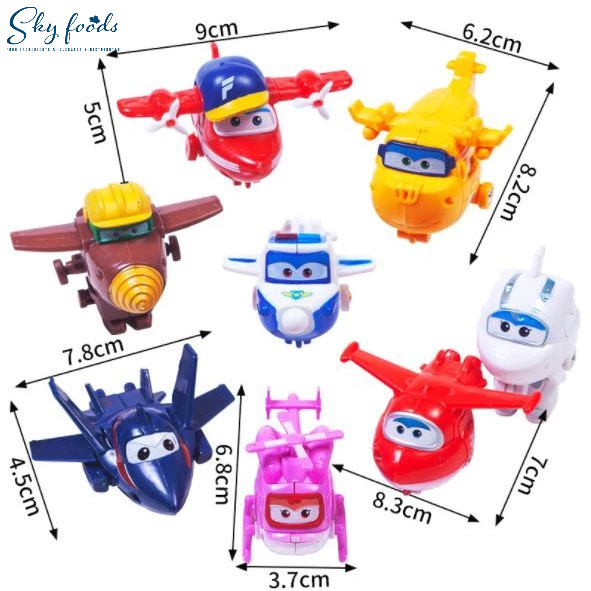 Bộ Máy Bay Mô Hình Dễ Thương - Trang Trí Bánh Kem, Bánh Sinh Nhật