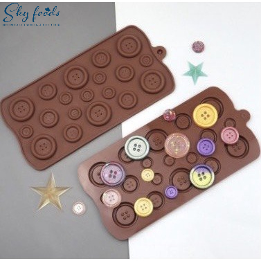 Khuôn Silicon Đổ Socola, Làm Thạch, Kẹo Dẻo