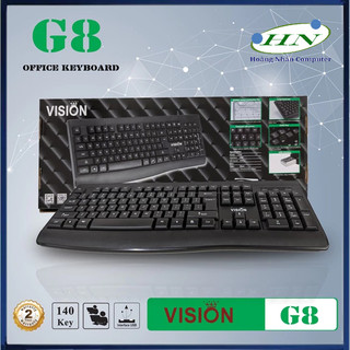 Bàn phím văn phòng có dây Vision G8