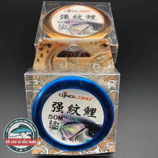 Cước QingLong 50m trắng làm thẻo câu đài, câu đơn. Hàng chính hãng.
