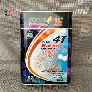 Nhớt xe máy rafoil racing 4t 10w-40 100% fully synthetic 0.8l xe số - nhớt xịn hà bình