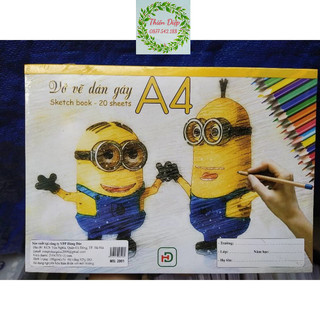 Vở vẽ a4 hd dày đẹp