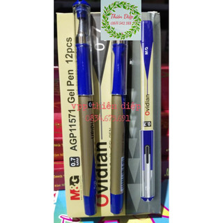 Hộp 12c bút nước,bút ký Ovidan M&G 0.7mm 11571
