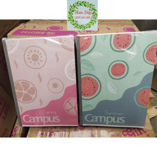 Sét 10 vở kẻ ngang campus/vở campus 80trang season