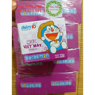 Lốc 8 hộp mực doremon tím(mực bơm bút máy)