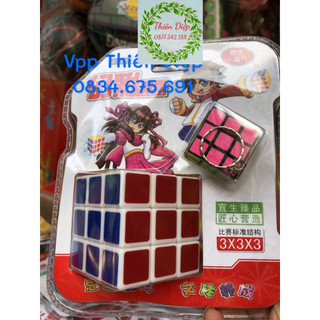 Rubic 3*3 hàng vỉ sịn tặng kèm móc khóa rubic con