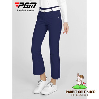 Quần golf nữ PGM nhập khẩu - Quần dài golf nữ PGM chất vải co giãn, thấm hút mồ hôi