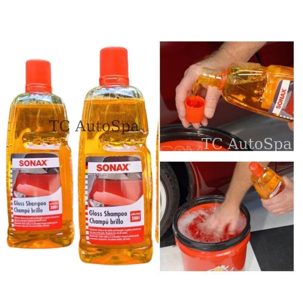 Nước Rửa Xe Sonax Gloss Shampoo 1 lít - Hàng Cao Cấp TC AUTOSPA