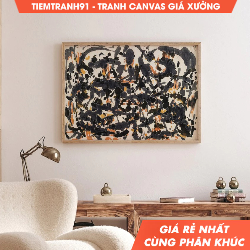 Tranh treo tường, Jackson Pollock Art, Pollock Wall Art, Pollock, Jackson Pollock Reproduction, Home