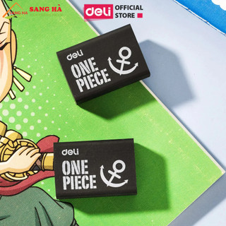 Gôm tẩy chì 4b deli màu đen one piece - tẩy sạch, ít vụn