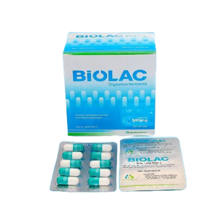 Men vi sinh đường ruột Biolac Hộp 100 viên - Lọ 100 viên