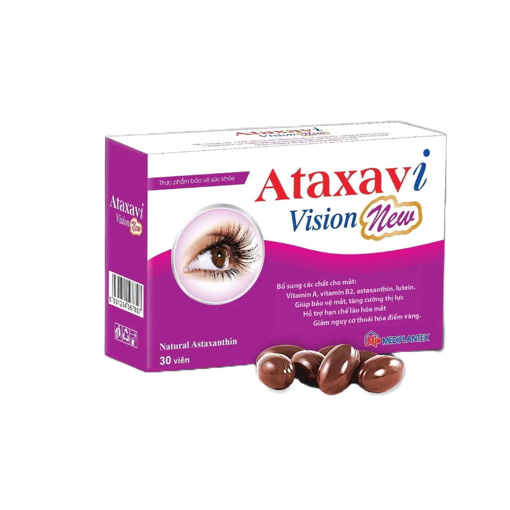 Viên bổ mắt ATAXAVI VISION 30 viên