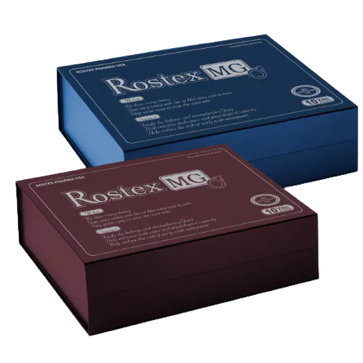 ROSTEX MG NÂU - Hộp 10 viên - Tăng cường sinh lý nam nhanh 1h - Bổ thận -Tráng dương - Rostex- Tủ Thuốc Bảo Châu