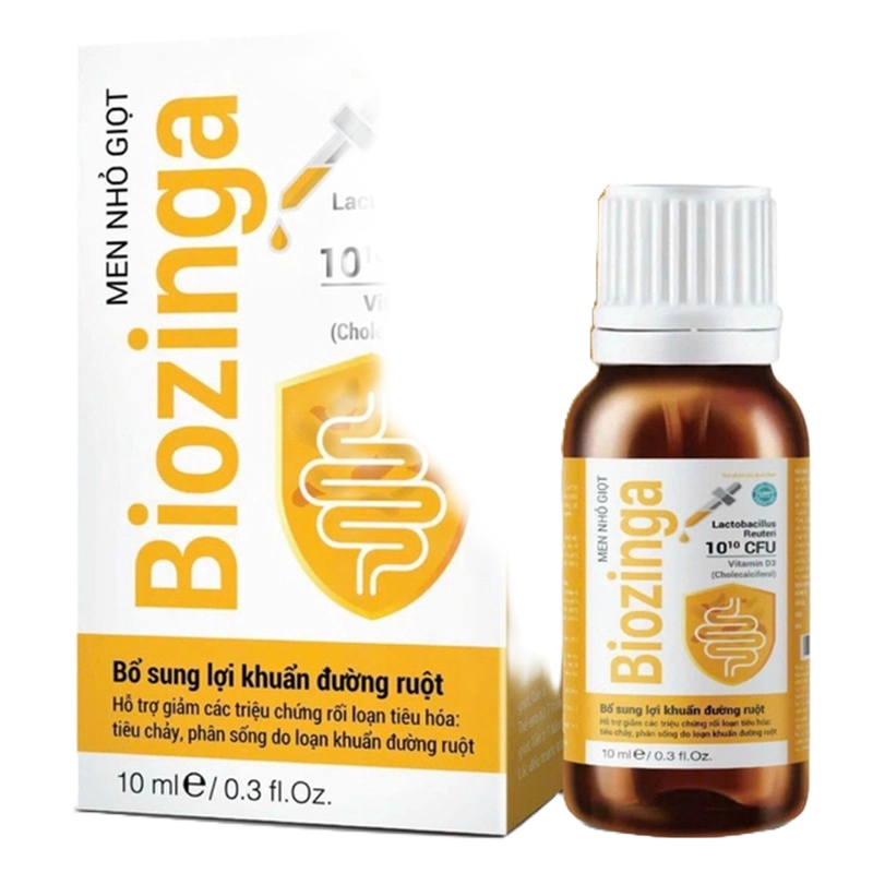 Men Nhỏ Giọt BIOZINGA Bổ Sung Lợi Khuẩn Đường Ruột - Châu Ngân Pharma