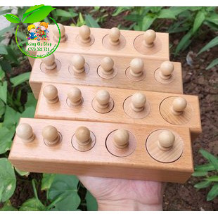 Bộ trụ có núm loại nhỏ - Mini Cylinder blocks
