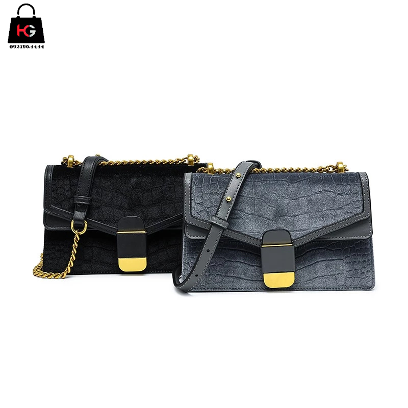 Túi Xách Nữ Cao Cấp Túi Xách Công Sở Đeo Chéo Đeo Vai Size 22cm FullBox Đầy Đủ Túi Vải, Bill