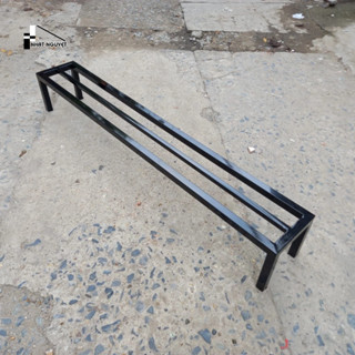  Kệ sắt kê chậu cây Dài 70cm Rộng  15- 20 cm Cao  10-15-20  thép hộp 16mm 01 nan - Giá để chậu 