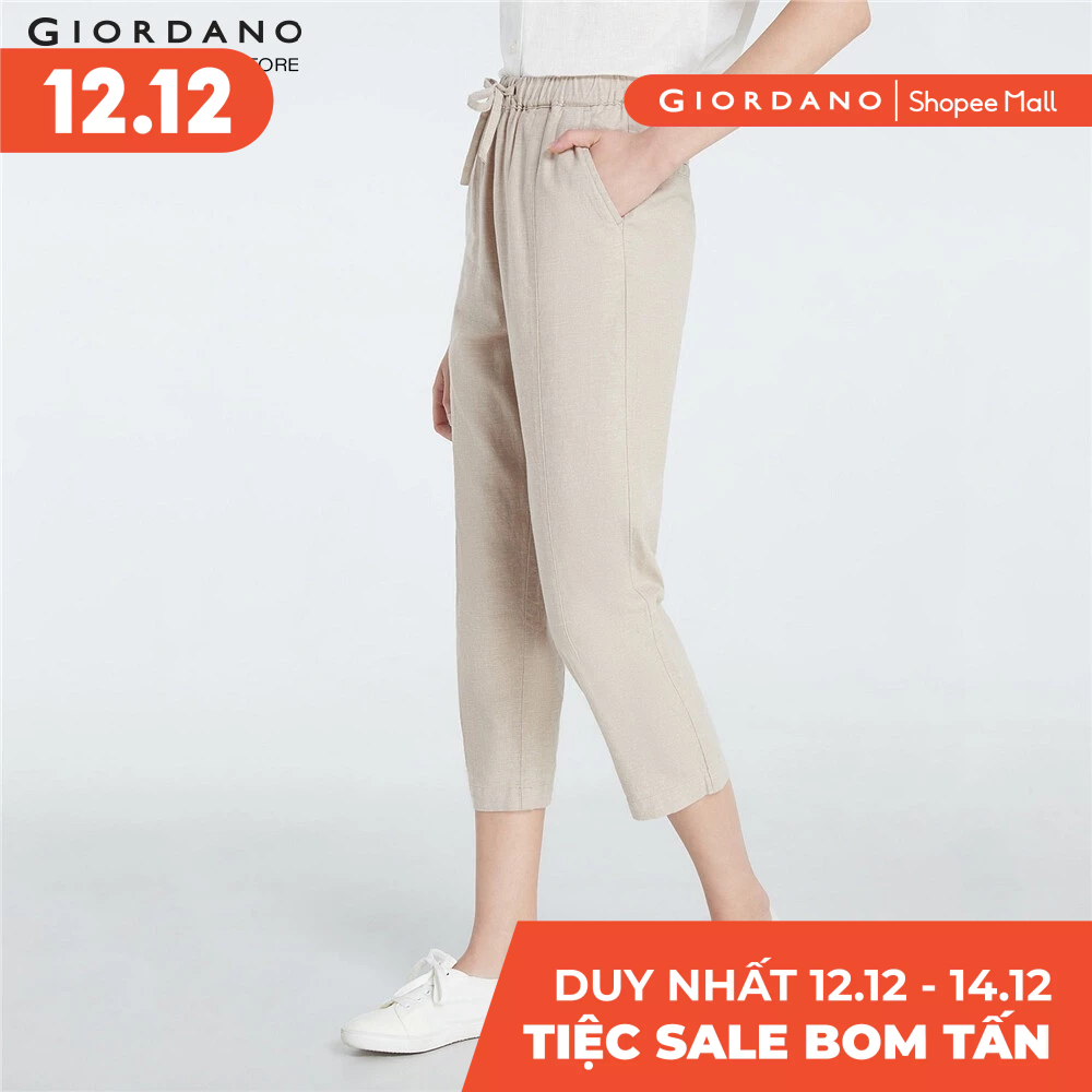 Quần Lửng Ống Rộng Nữ Giordano 05421298