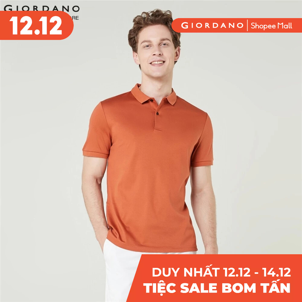 Áo Thun Có Cổ Polo Nam Luxury Touch Giordano 01010236