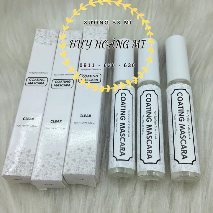 Sản phẩm dưỡng mi nối Coating Mascara_ coating vetus dụng cụ nối mi_Huy Hoàng Mi