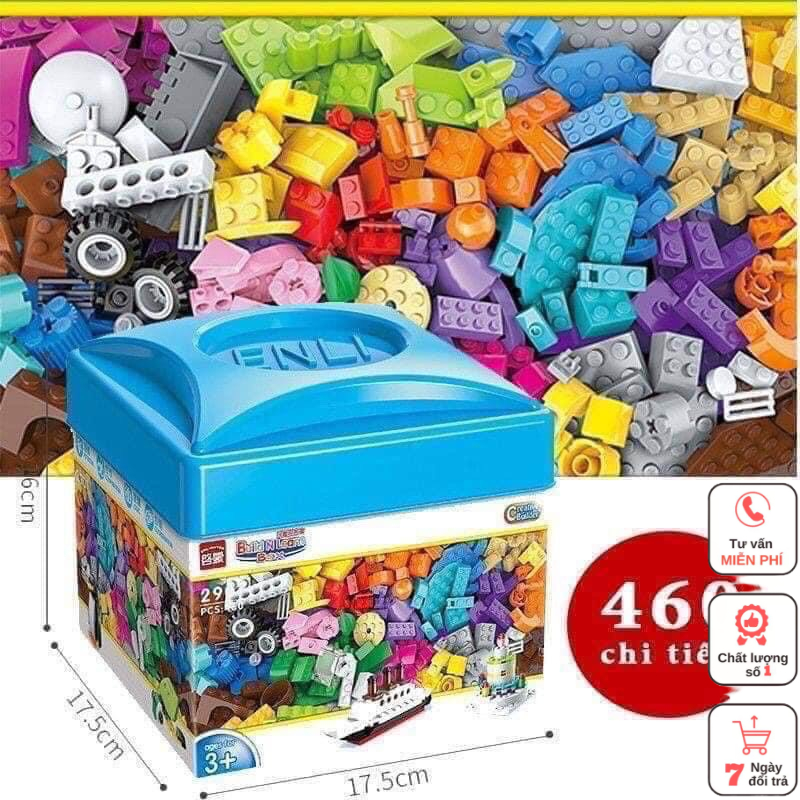 Đồ Chơi Xếp Hình LEGO 460 Chi Tiết Cho Bé Thỏa Sức Sáng Tạo