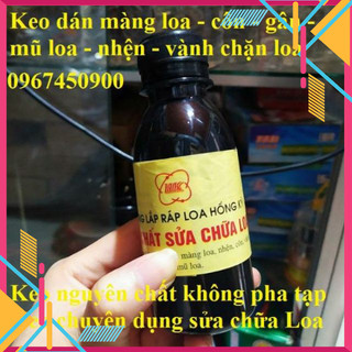 Keo đen dán loa - sửa chữa loa nguyên chất: Giá 120ml