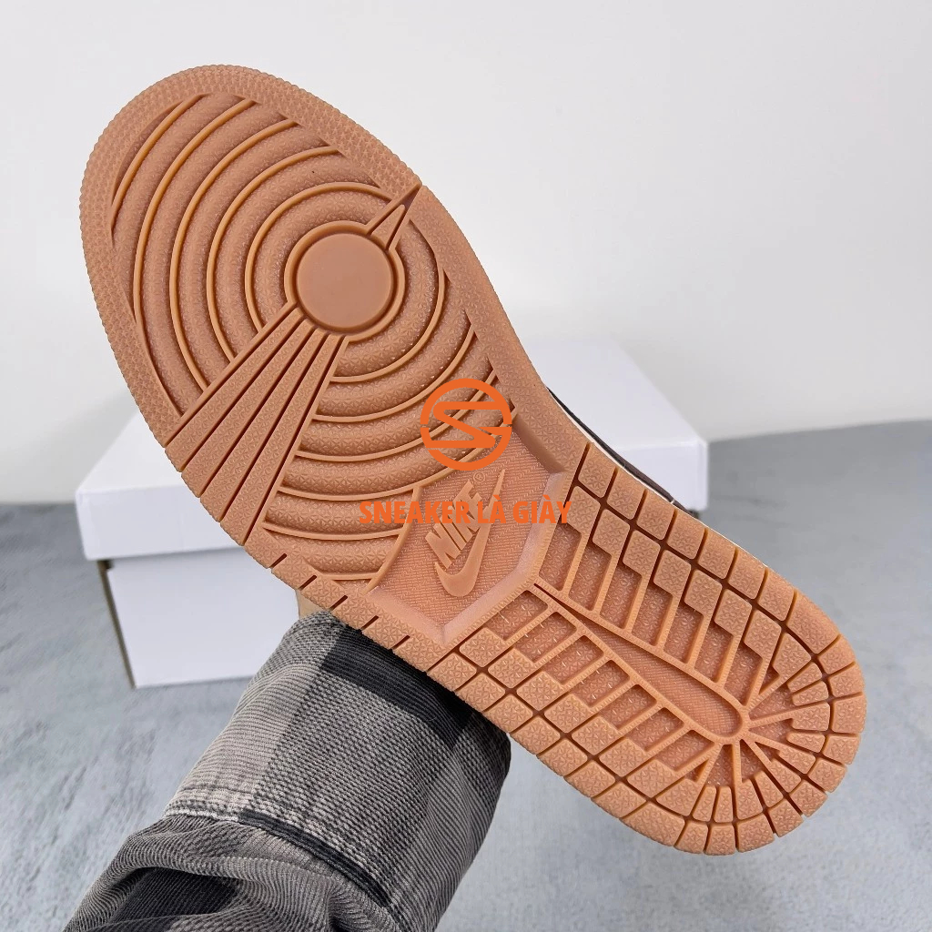 Giày Jordan 1 Low Brown Pink DO7450-201 - High Quality Fullbox