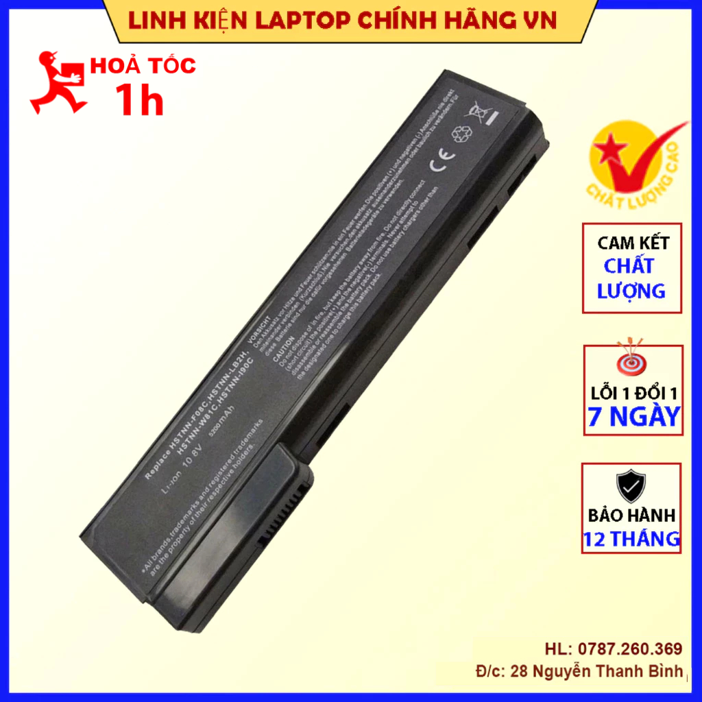 Pin laptop HP Elitebook 8470p 6360b 8460p 8460w 8560p 8570p ProBook 6360b 6460b 6560b 6570b, cc06 cc06xl cc09v new 100%