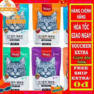 Pate wanpy đủ vị 😻siêu rẻ😻 dành cho mèo gói 80g