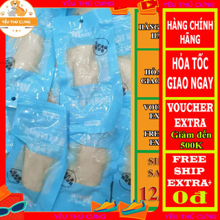 Ức gà hấp ăn liền masti 😽 rẻ vô địch😽 cho chó mèo gói 40g