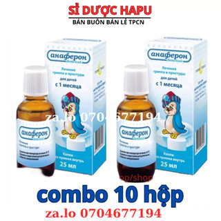 Combo 2 hộp Siro tăng sức đề kháng chim cánh cụt Nga Anafenon giúp bé khỏe mạnh- shop men 2018 - có video sản phẩm