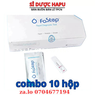 COMBO 2 bộ Que test thử nhanh HIV tại nhà FASTEP của MỸ chính xác 99,99% kèm clip hướng dẫn(combo 10 hộp)