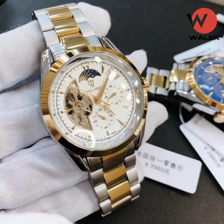 Đồng hồ nam Tevise cơ dây thép chạy full kim